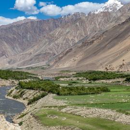A view along the Wakhan Corridor.