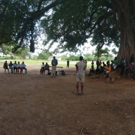 Community meetings. Credit: EU-AWF-CLZ