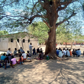 Community meetings. Credit: EU-AWF-CLZ
