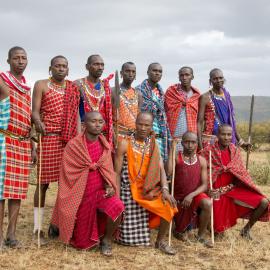 Nashulai warriors. Credit: Nashulai Maasai Conservancy