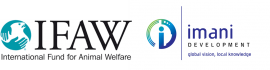 logos of IFAW and IMANI Development