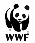 Panda logo of the world wildlife fund for nature