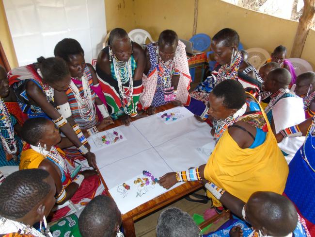 Participants at a FLoD learning event in Kenya. Credit: IUCN